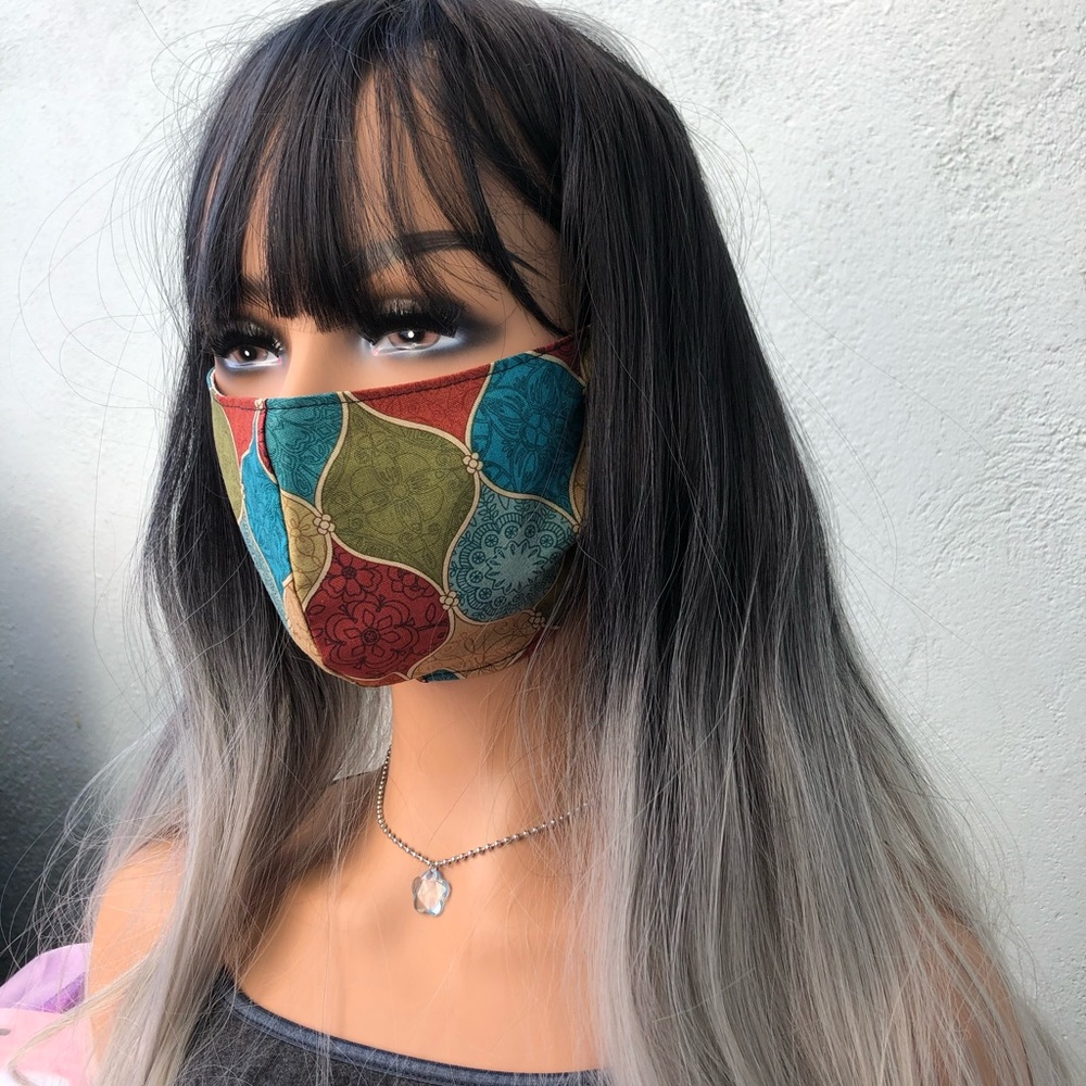 Beautiful Unique Handmade Masks ✨ Funky drop 🌈✨ - Picture 3 of 4